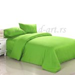 zelena pamučna posteljina